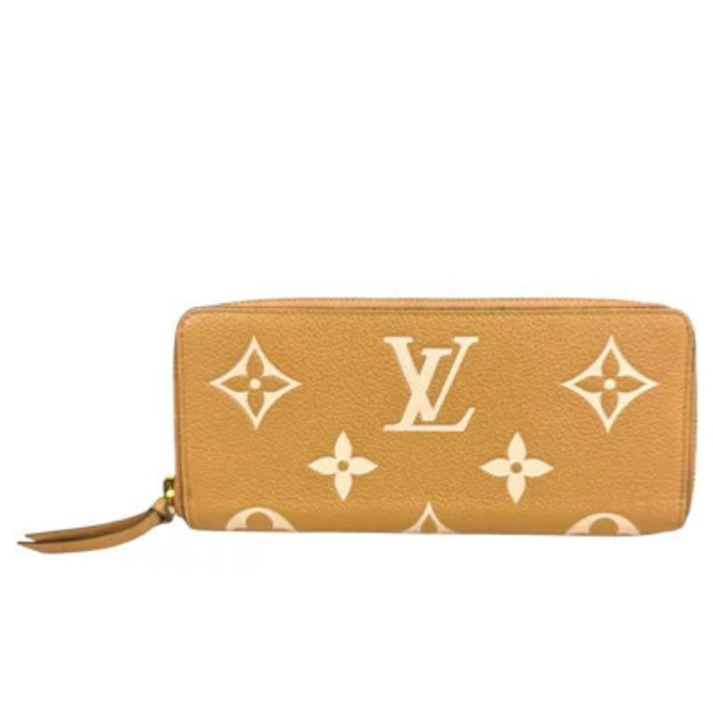 Louis Vuitton Portefeuille Clemence Bicolor Monogram Empreinte Long Wallet